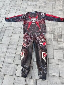 mx dres + kalhoty no fear