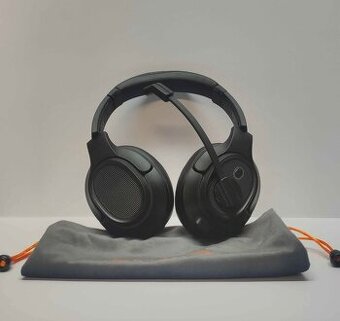 Bezdrátová (herní) sluchátka Eksa H6, s externím mikrofonem