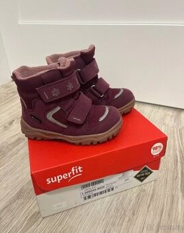 Růžovo fialové zimní boty s gore-tex úpravou  Superfit Husky