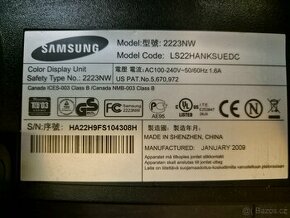 Samsung syncmaster 2223NW
