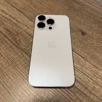 iPhone 14 Pro 128GB silver, 100% baterie, rok záruka