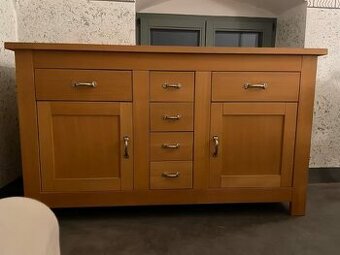 Komoda, příborník - délka 150 cm - dřevěná