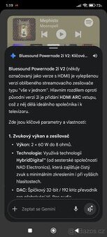 Bluesoun powernode 2i streamer a zesilovac s hdmi