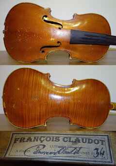 4/4 HOUSLE značené FRANCOIS CLAUDOT - k renovaci