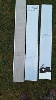 Vnitřní parapety , plast , bílé