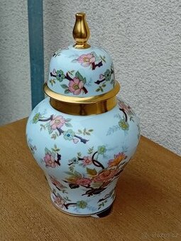 starožitná, porcelánová, déza s víkem
