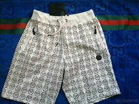 Kraťasy,šortky 3/4 Phillip Plein bílé