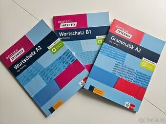 Klett - cvičebnice němčiny: Wortschatz A2, B1, Grammatik A2