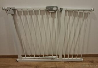 Ochranná mříž na schody, bílá (105-115 nebo 75-85 cm)