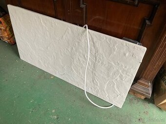 Sálavý topný panel V-SYSTEM GLOA AKU 2000 – bílá břidlice