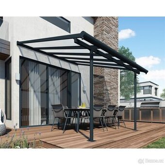 Sierra 3000 antracit 3 x 3 - hliníková pergola