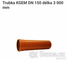 Odpadní trubka KGEM 150 x 3000 mm