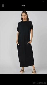 Černé maxi šaty Shein vel. 38 (M) - 1