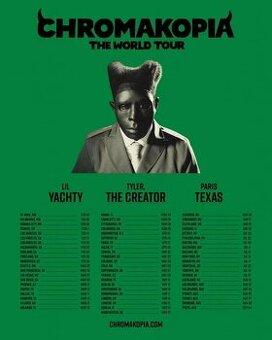 Lístek TYLER, THE CREATOR PRAHA 2025