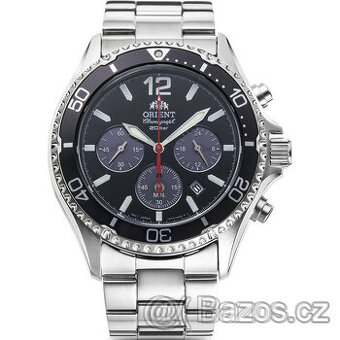 Orient Sports Solar RA-TX0202B10B,stopky,200m,safír.NOVÉ.