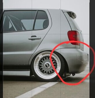Zadní nárazník Polo 6N2