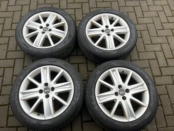 4x alu disky 4x100 R17, zimní pneu 80%