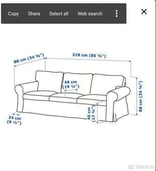 Gauč IKEA Ektorp
