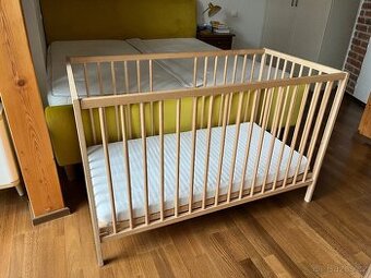 Detska postylka + matrace IKEA