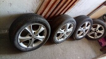 Prodám ALU kola 16 5x112 gumy k.o