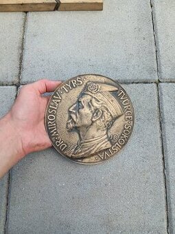 Medaile, plaketa, Miroslav Tyrš, Sokol, bronz