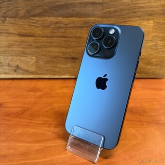 iPhone 15 Pro 256GB, modrý Titan, eSIM (rok záruka)