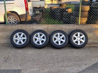 195/65/15 Zimní alu kola 5x112 Pneu Goodyear