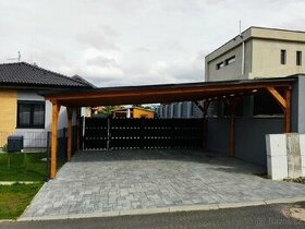 Garážové stání 650x600cm pro 2 auta