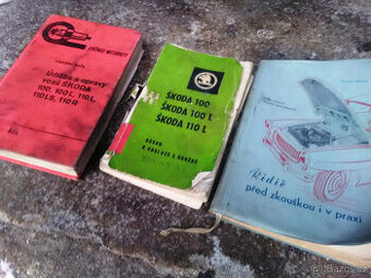 Knihy údržby a oprav Škoda 100L, 110L, 110LS, 110R
