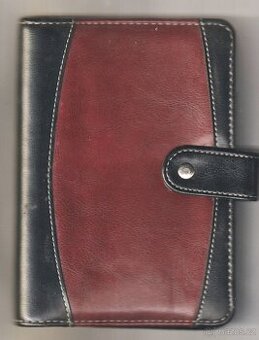 Kožený zápisník + pouzdro na karty
