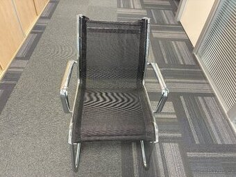 chromovaná houpací židle