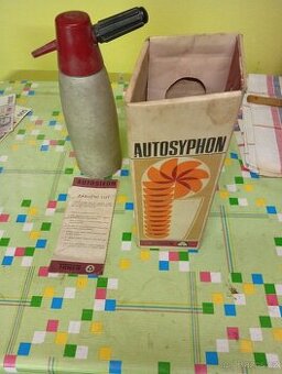RETRO Sifon Autosifon TONER - TOP stav, s krabicí a náhradní