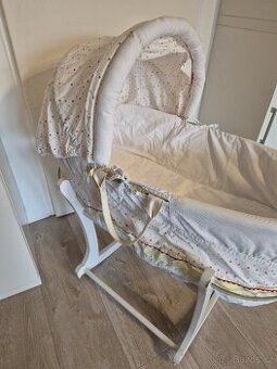 Mojžíšův koš a kolébka pro miminko 2v1