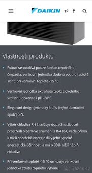 Tepelné čerpadlo Daikin Altherma 3 H HT - EPRA14-18DW7