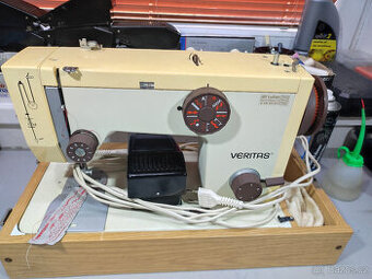 Čerstvě seřízený šicí stroj Veritas