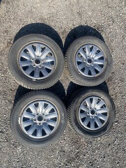 Prodám 4ks kola Škoda Octavia 16”+ zimní pneu Sava