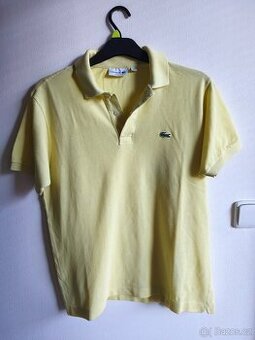 Pánské polo tričko Lacoste – světle žluté, vel.L