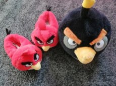 Angry Birds bačkory vel. 24/25 + hračka - 1