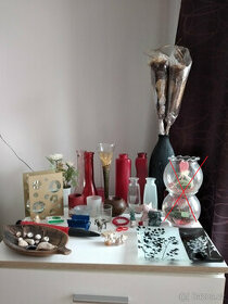 Domácí dekorace - vazičky, stojánky na svíčky, miniatury, aj - 1