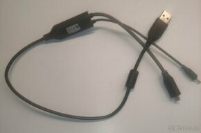 Nokia CA-126 datový kabel USB - micro USB a 2mm - originál

