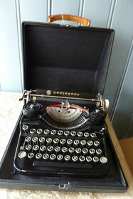 Kufříkový psací stroj UNDERWOORD - 1