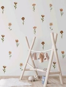 Květinky - samolepka interiér