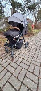 Sportovní kočárek Petite&Mars Move II Air light grey