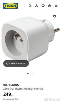 IKEA 4ks smart zásuvka s měřením spotřeby
