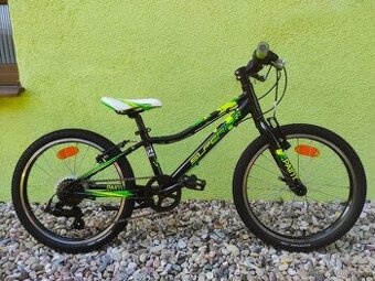 Značkové dětské kolo Superior 20" (černá/žlutá/zelená)