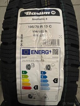 Prodám 195/70R15C Barum