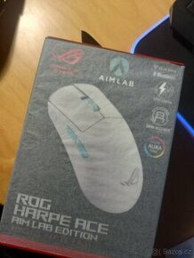 Asus Rog Harpe Ace Aim Lab Edition Bíla (NEROZBALENÁ)