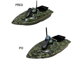 Úprava lodičky bez GPS na lodičku s GPS