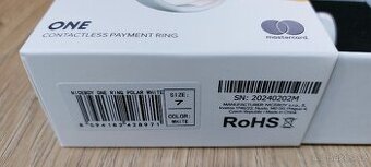Platební prsten Niceboy One Polar white S7 MBank s fakturou - 1