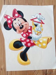 Samolepka na zeď- Minnie- NOVÁ